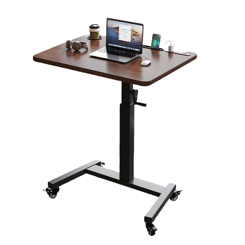Mesa lateral de cama elevadora móvil Escritorio para computadora portátil de estudio de oficina en el hogar Mesa de trabajo de pie Mesa de discurso