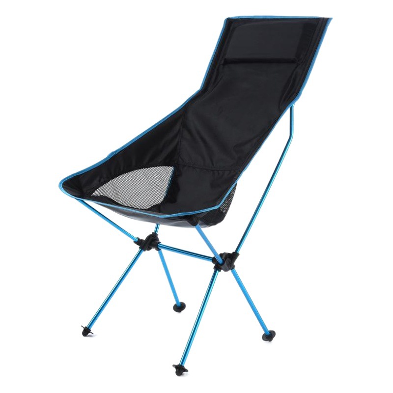 Cross-border y \ Silla de luna de espalda alta al aire libre salvaje camping grande alargado silla plegable Silla de pesca cinturón de aleación de aluminio