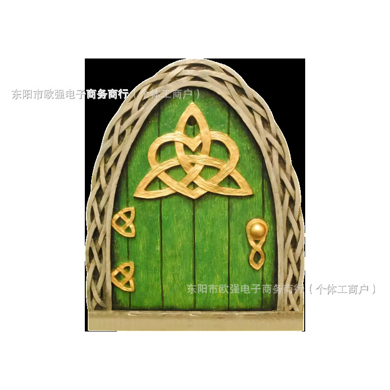 エルフ妖精の門おとぎ話の門中庭木製木の装飾、木製の装飾品庭の装飾品|undefined