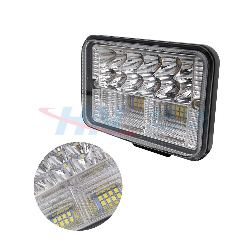 Luz del trabajo del coche LED, luz de destello cuadrada luz auxiliar luz modificada luz de trabajo fuera de carretera