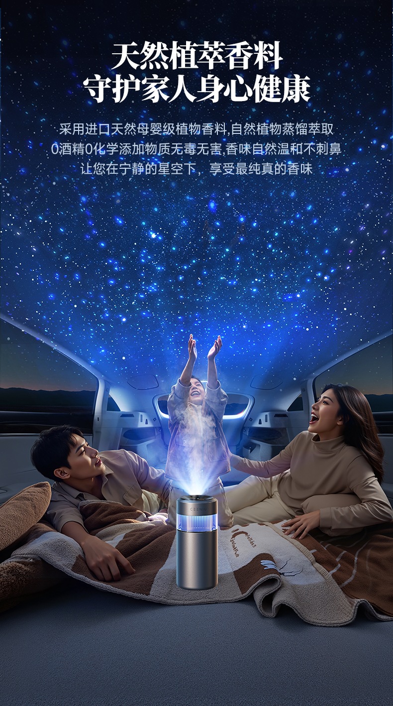 Sini Youhuan Star Aromatherapy Star Empty Top Car Aromatherapy Car Perfume Car Fragrance Machine Intelligent Spray CEENIU