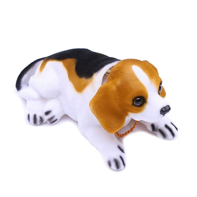 Bobblehead Dog Car Ornaments Car Interior Decoration Supplies Small Center Console Puppy Real Men Collection (Car ornaments) - standard-bigger