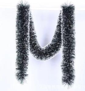 Nuevo transfronterizo de 2 metros de color rojo y verde de la boda de Navidad decoración de festividades de flores de rayas