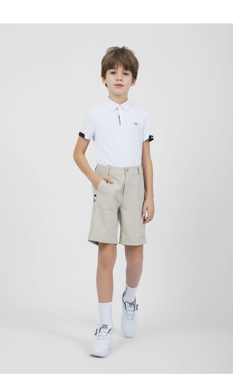 Quần thể thao nam Golf dáng cổ điển, thun lưng co giãn, thoáng mát mùa hè — KUZ160-Kaki, KUZ160-Màu đen, KUZ160-màu trắng chi tiết 10