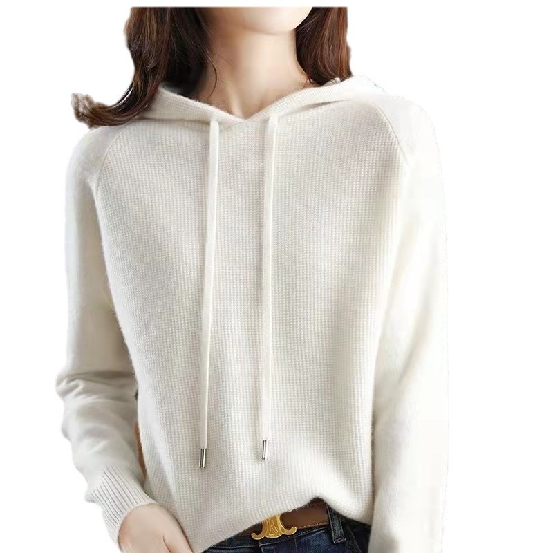 Demi-season woolen base hoody