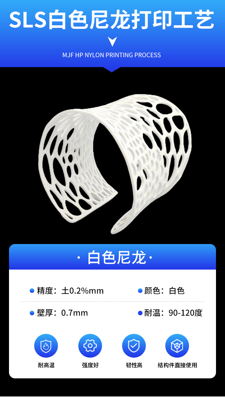 Humanoid robot shell 3D printing, mechanical arm shell parts processing, robot prototype handboard