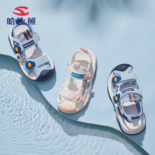 Habib Bear Children's Shoes  Summer New Baotou Sandals Boys Casual Beach Shoes Girls Sandals Dropshipping