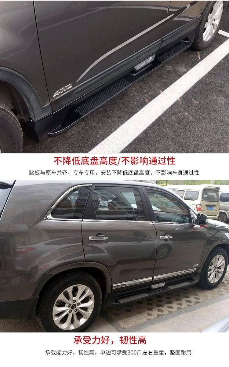 Suitable for 09-14 Kia Sorento Foot Pedal 15-19 Kia Sorento Welcome Side Pedal Special Pedal