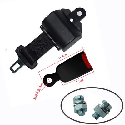 Golf Cart Safety Belt, Car seat belt - fully-enclosed-retractor-s12-base-with-a-complete-set-of-screws