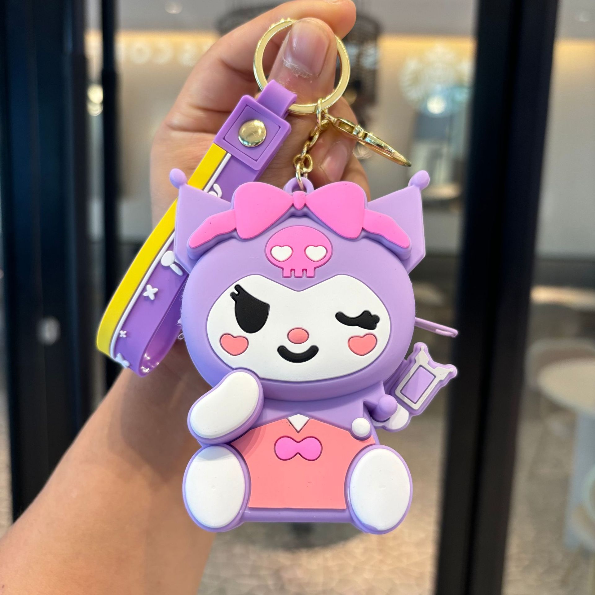 Transfronterizo Sanrio bolso de cambio para niños colgantes bolsos lindos colgantes para niños hangar Lomi pequeño regalo llavero