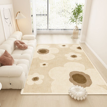 奶油風客廳沙發茶幾毯現代簡約仿羊絨地毯家用耐臟卧室保暖床邊毯