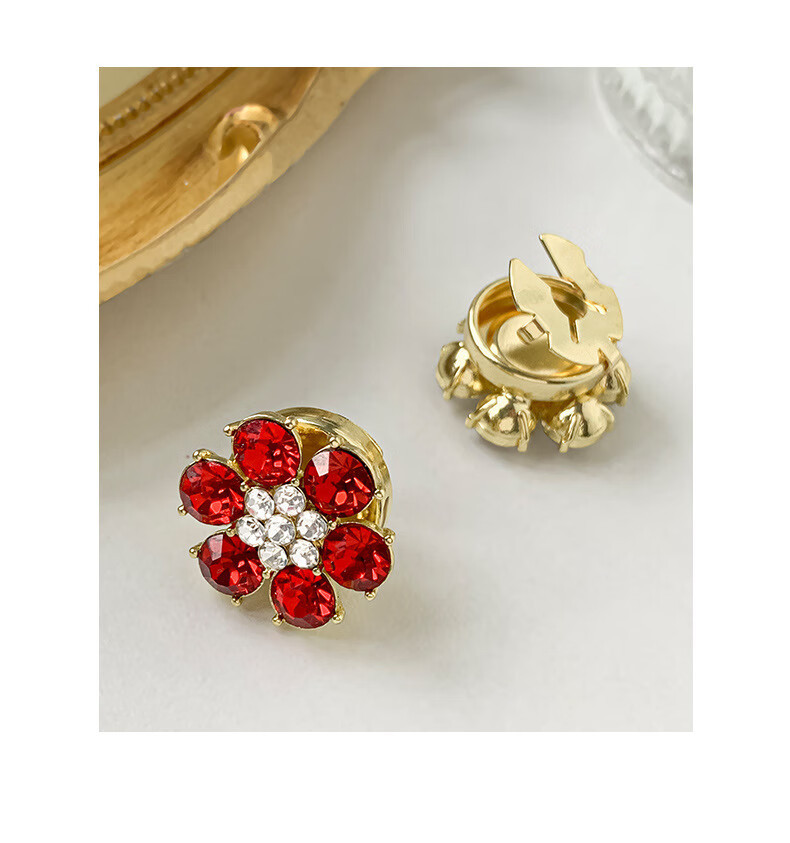 Elegant Glam Pin Flower Alloy Copper Unisex Button Cover Brooches display picture 9