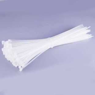 ✅ Nylon Cable Ties 3 200 Plastic Cable Ties Black and White Buckle New Material Self-Locking Cable Ties 100 Pieces/Bundle