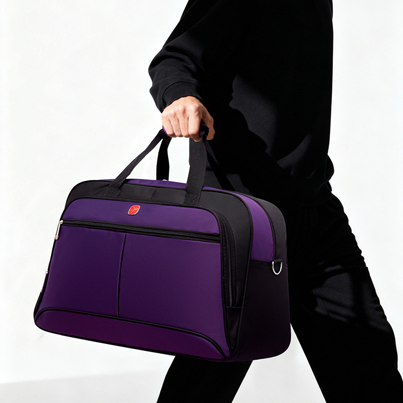 跨境新款行李包男时尚简约商务包简约外出手提可套拉杆箱旅行提包