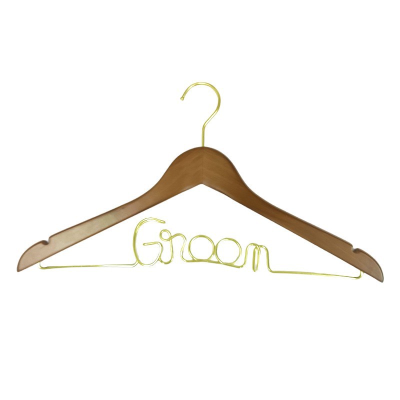 월넛 옷걸이 GNOOM 골드