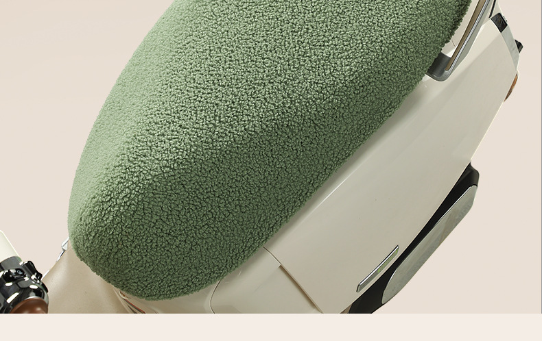 Suitable for Electric Vehicle Seat Cushion Cover, Thick Plush Autumn and Winter Warm and Comfortable Shock-Absorbing Cute High-Value Seat Cushion
