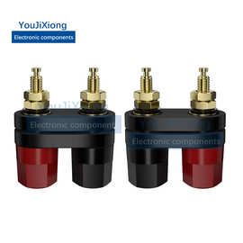 优吉熊 M4*38接线柱/4mm双排两联铜接线柱/4mm香蕉插座接线端子