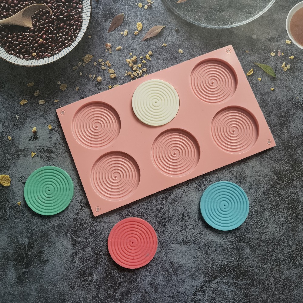 6 mosquitos 272 chocolate molde de silicona pudín molde de postre decoración de pastel de cocina para hornear