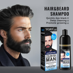 VOJOクロスボーダー全英語ひげ染毛剤Beard dye200 mlアマゾンtitok人気ひげ染