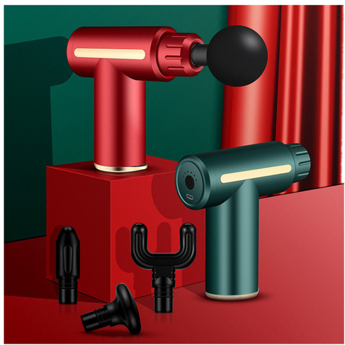 Cross-border mini fascia massage gun Muscle relaxation vibration impact gun for home use Electric neck wrap device Fascia gun