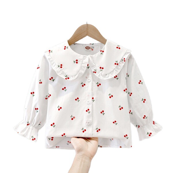 Thin spring children's base body-friendly shirt girl's