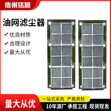厂家定制立式油网除尘器LWP-D-X碳钢人防工程通风高效油网过滤器