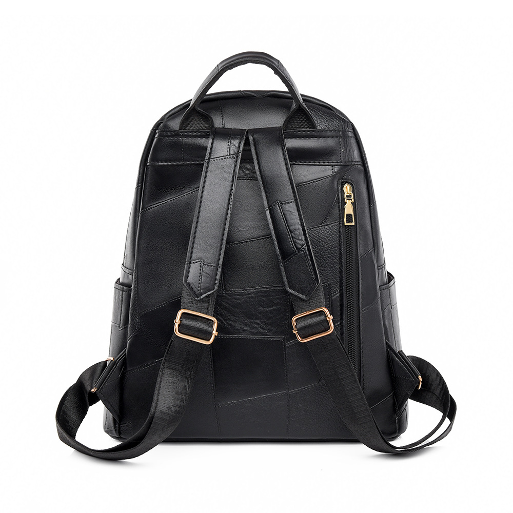 Mochila para mujer nueva moda todo-fósforo mochila de viaje bolso de viaje simple cuero suave mochila escolar de gran capacidad al por mayor