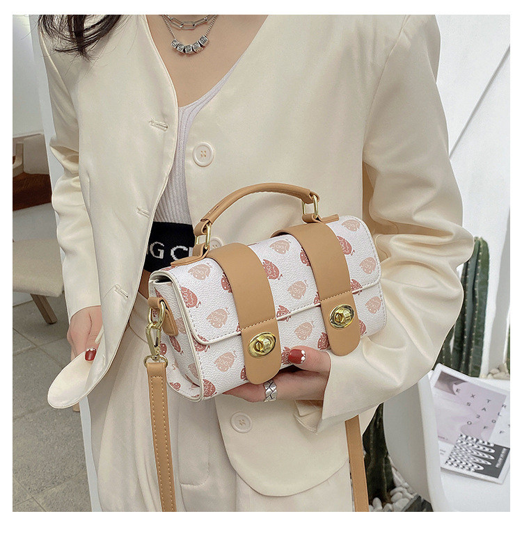 Fashion Printed Flip Lock Handbag Messenger Bag display picture 3