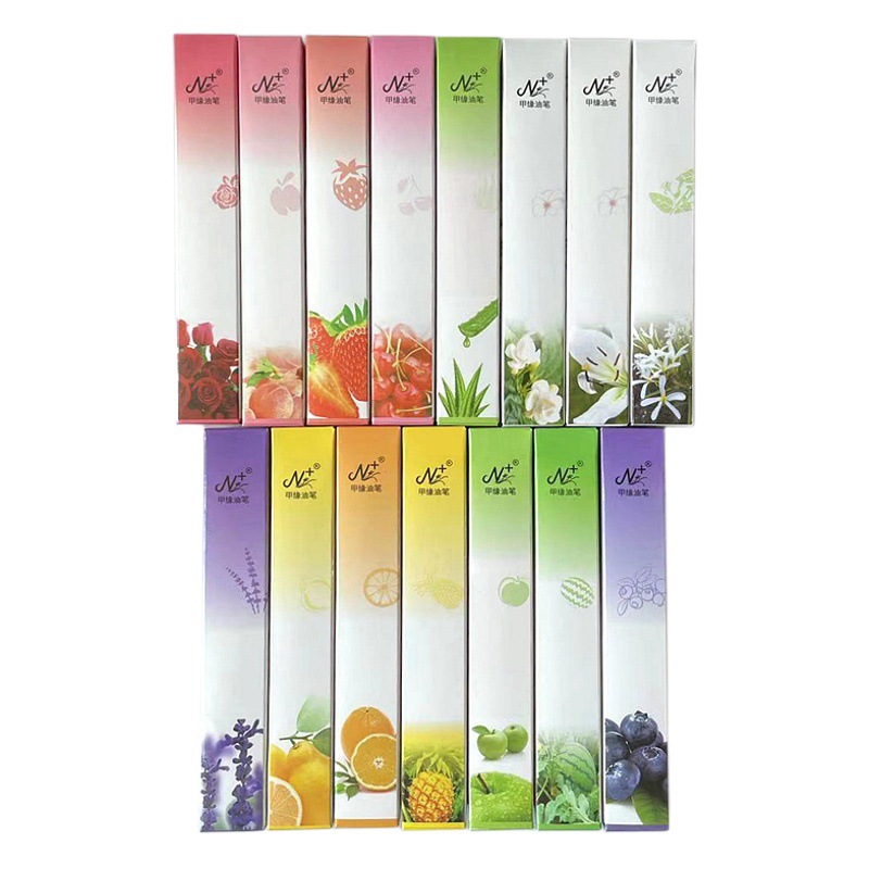 Chinese record nail nutrition pen anti-barbed nail edge oil N + brand environmental protection nail polish armor rotating pen