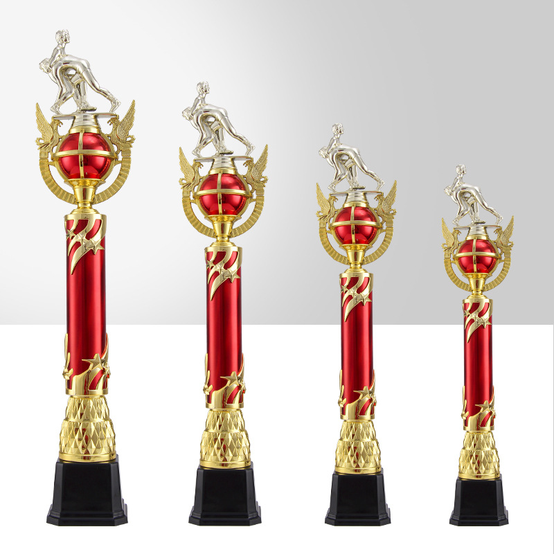 Trofeos de baile de lucha libre para niños baile callejero competición de ballet latino fútbol premios creativos trofeos de plástico al por mayor