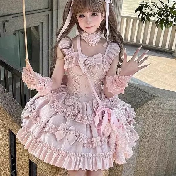 现货洛丽塔裙子lolita巴巴露亚jsk礼服连衣裙优雅Lolitacos公主|undefined