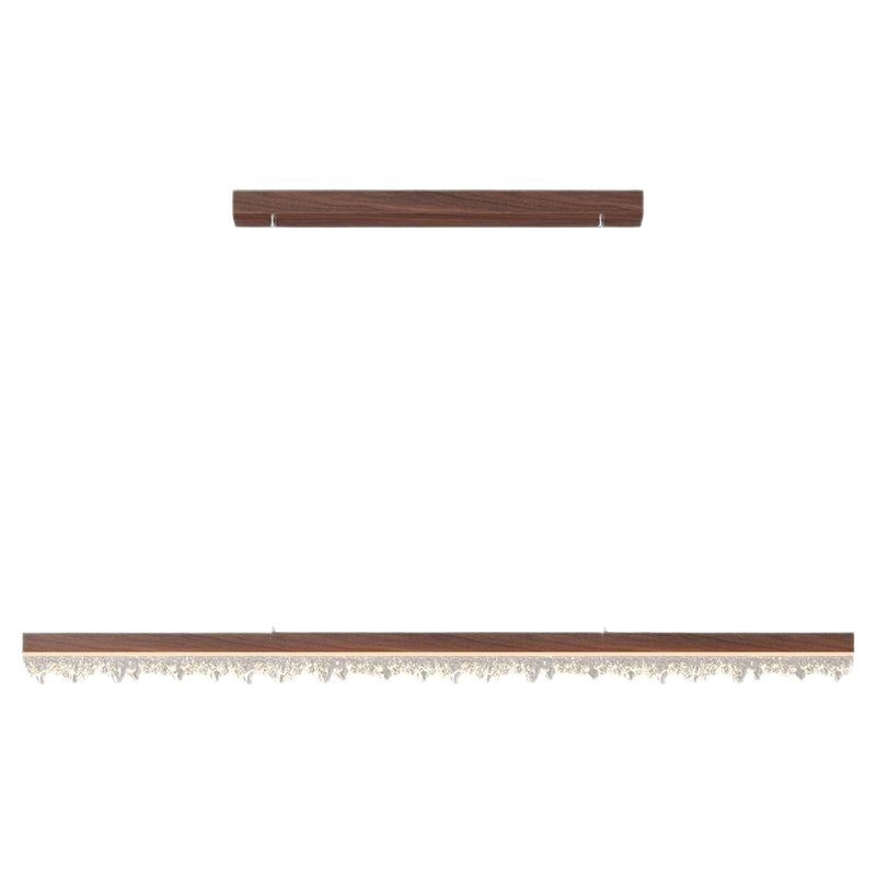 [Seleccionado] Araña minimalista, color nogal, tira larga, lámpara, troncos antiguos, protección para los ojos, barra de estilo japonés