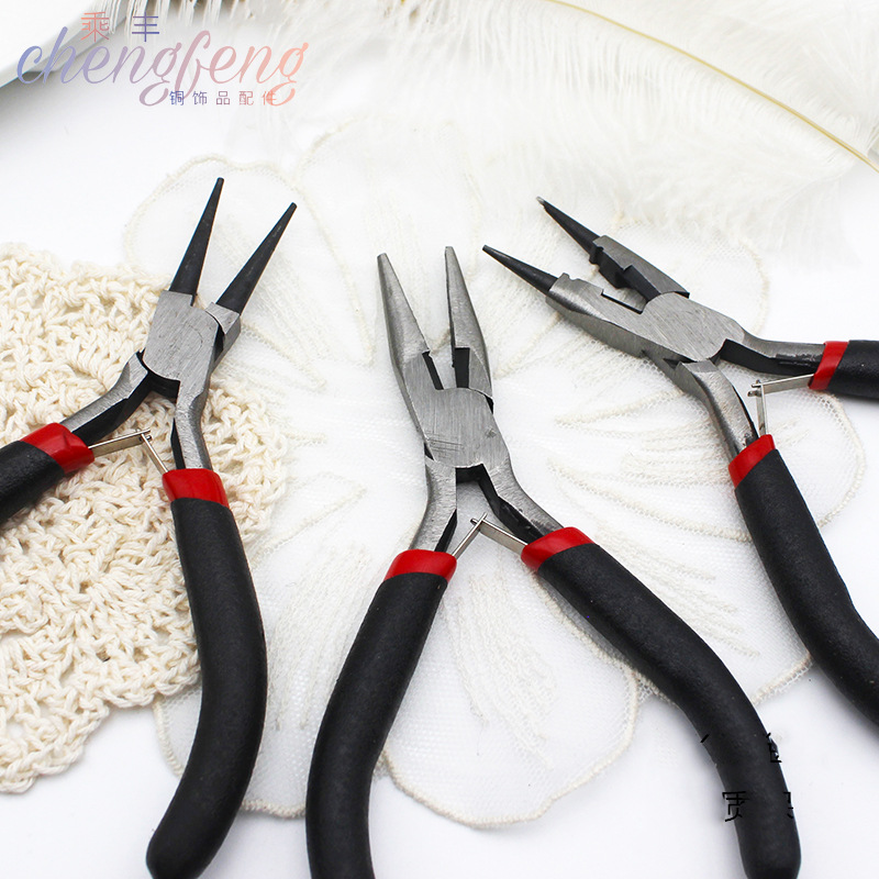 diy材料手作基础工具钳子配件小盒子串珠工具挂圈戒指 开合器戒圈