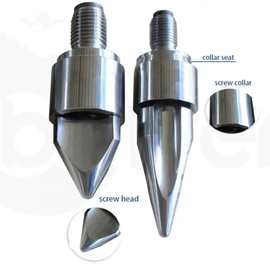 舟山厂家氮化合金注塑机筒螺杆头三小件火箭头过胶头止退环止逆环