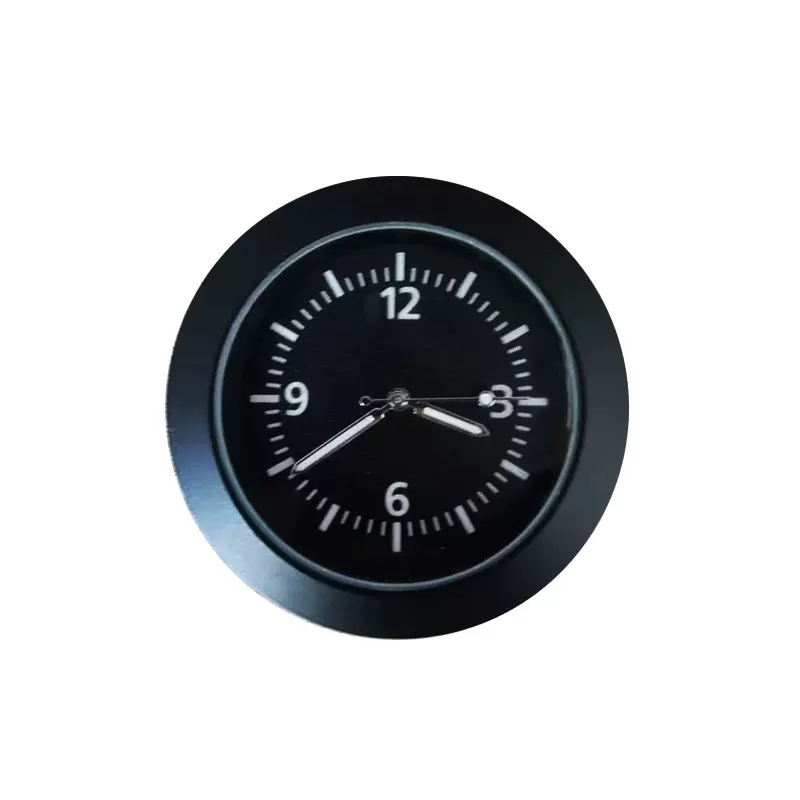 超强夜光新款车载时钟表汽车电子表石英车载表创意汽车用品43MM