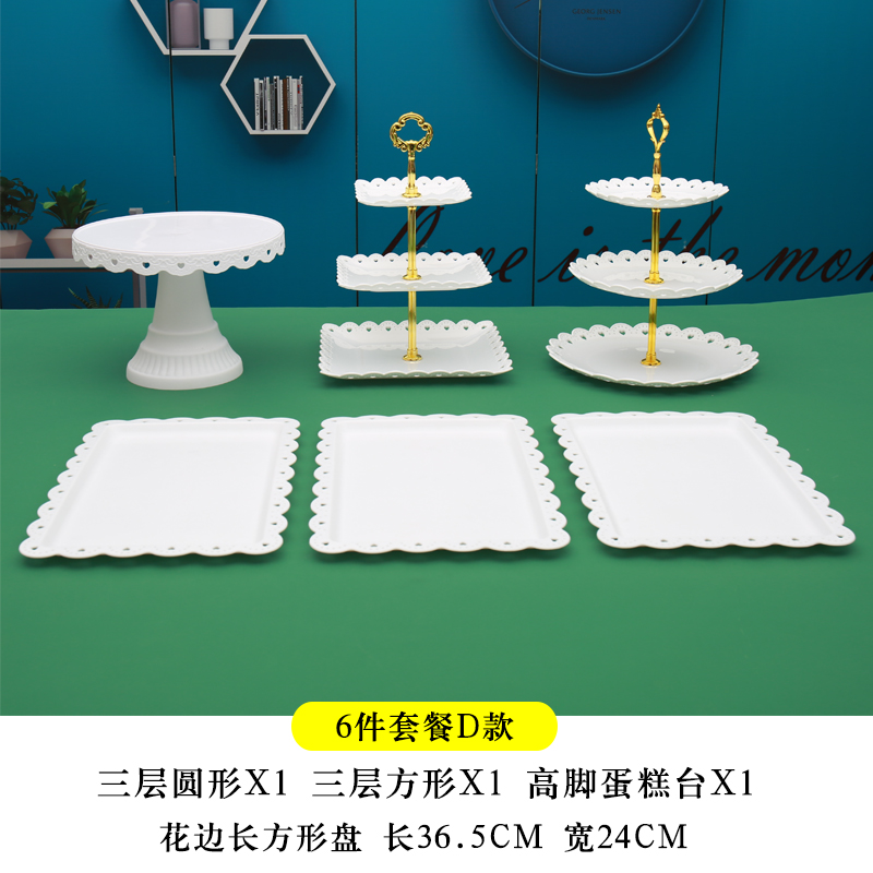 Fiesta de cumpleaños de postres estante de exhibición mesa de comida fría mesa de té bandeja de pasteles de bocadillos estante de postres de boda decoración