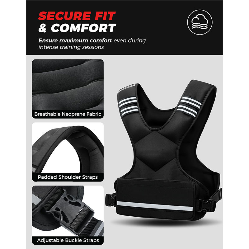 Nuevo chaleco de carga ajustable para hombres y mujeres corriendo al aire libre entrenamiento de acondicionamiento físico pesado chaqueta de arena artículos deportivos image 4