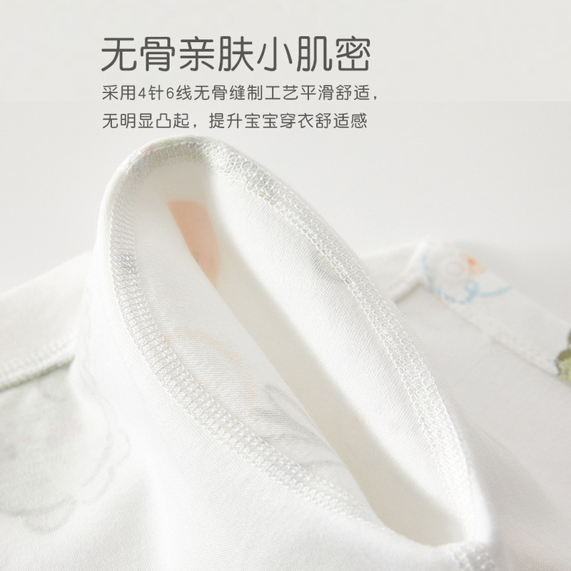 婴儿四季款纯棉a类外出家居服宝宝舒适时尚睡衣爬服安阳童装哈衣|undefined