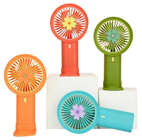 New Daisy Handheld Gift Charging Small Fan Mini Portable Phone with Stand Silent Pocket Fan Wholesale