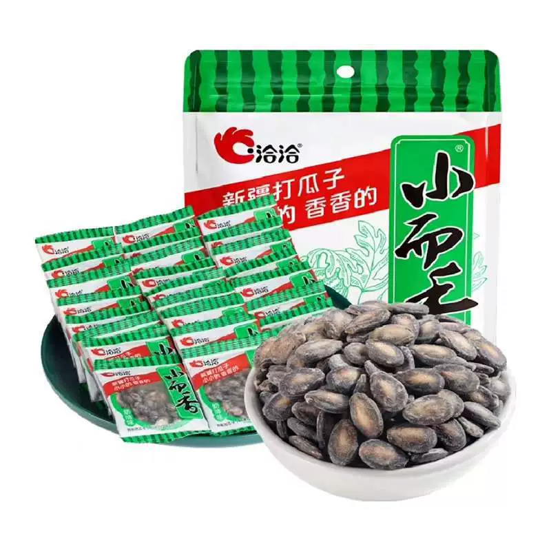 Qiaqia маленькие и ароматные сливочные семена арбуза 46 г * 40 пачек целых коробок оптом семена дыни Синьцзян случайные жареные закуски