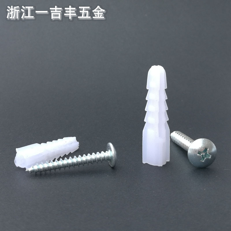 OD59 wholesale square plastic expansion tube 6mmM8M10 square new material plastic rubber expansion tube white fish scale expansion