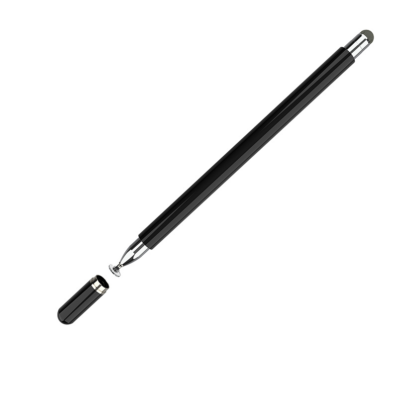 Pluma capacitiva universal para iPad teléfono móvil pantalla táctil pluma disco cabeza de tela dos en una tableta pintura escritura