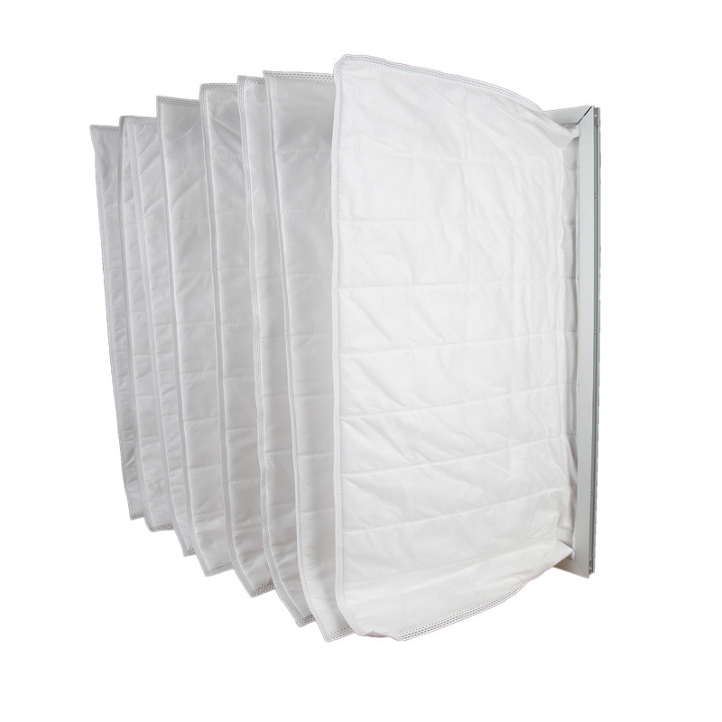 Industrial Aluminum Frame Galvanized Frame F5 Bag Filter Central Air Conditioning Box Non-Woven Fabric Bag-Type Medium-Efficiency Filter Element Backwash Industrial Aluminum Frame Galvanized Frame F5 Bag Filter Central Air Conditioning Box Non-Woven Fabric Bag-Type Medium-Efficiency Filter Element Backwash