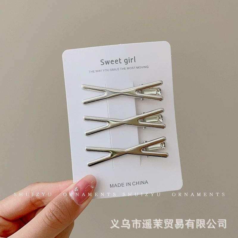 成人碎发整理神器发夹女边夹侧边2025新款高端一字夹刘海bb夹头饰|undefined
