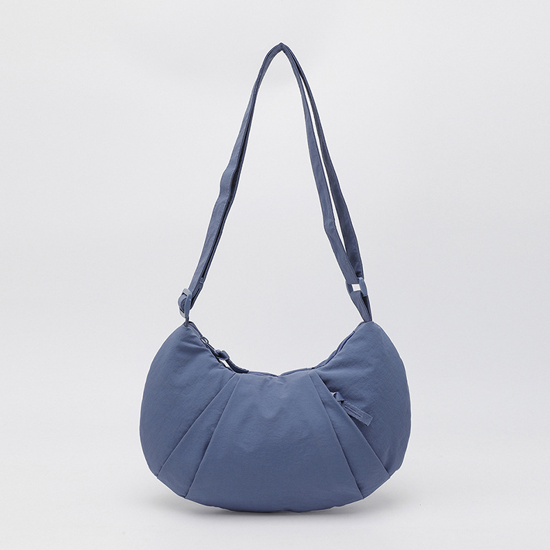 Bolso de mujer Waffle Nylon bolso de medio mes bolsa casual de moda versátil gran capacidad de hombro mochila bolso de bolsas image 14