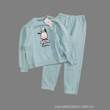 出口韩国原单童装SAMG女中大童卫衣+长裤两件套装春秋装新款跨境