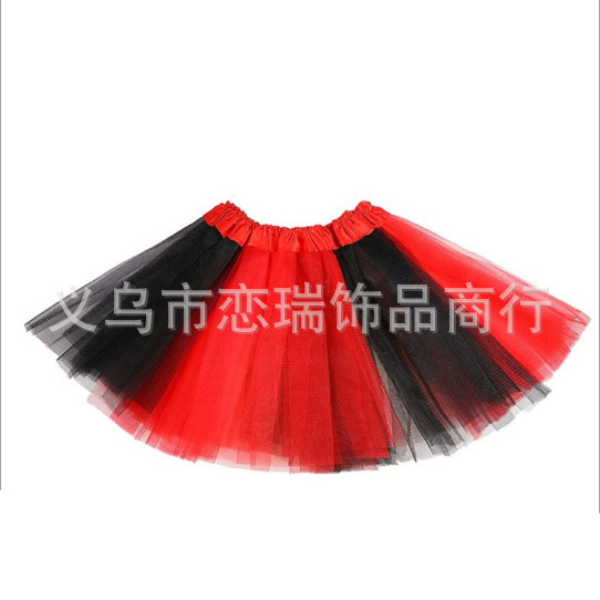 Europa y los Estados Unidos TuTu vestido guantes Amazon Halloween accesorios de vestuario de papel juegos de papel tres capas de red