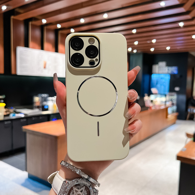 Apple 17PROMAX 携帯電話ケース 磁気吸着細いリング付き Apple 16/15/14 マットな肌触り 17PO 保護ケース|undefined