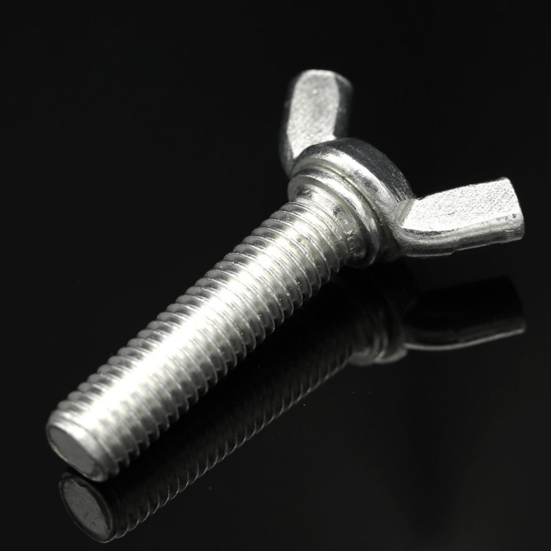 Max Carbon Steel Butterfly Screw Horn Hand-Tightened Ingot Bolt Screw Screw Nut Anti-Loosening Max Carbon Steel Butterfly Screw Horn Hand-Tightened Ingot Bolt Screw Screw Nut Anti-Loosening