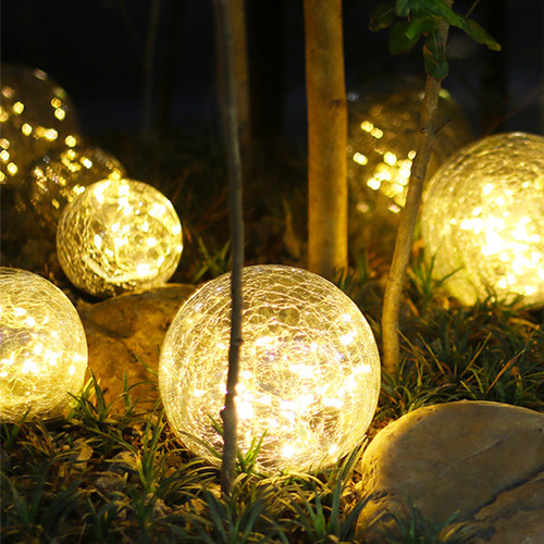Solar hockey underground light, lawn ground light, outdoor courtyard garden step atmosphere decoration LED crack light